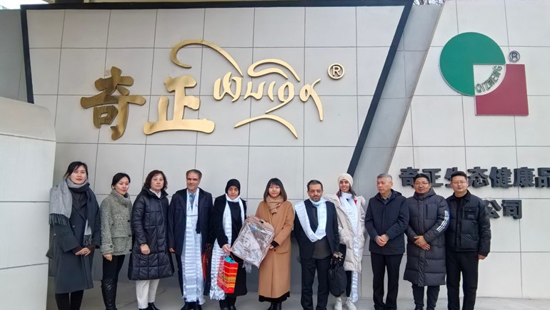 深掘藏醫(yī)瑰寶，共繪健康新篇——伊朗代表團蒞臨奇正集團參訪交流